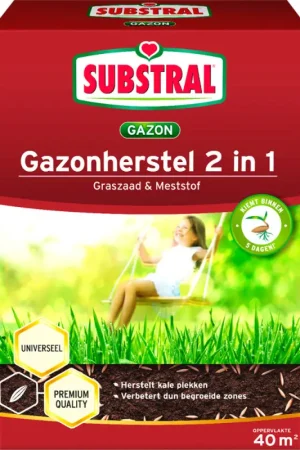 Vente Flash Rénovateur de gazon 2-en-1 2 kg SUBSTRAL