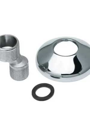 Raccord en S avec rosace 1/2" x 3/4" 2 pièces SANINSTAL Prix Cassé