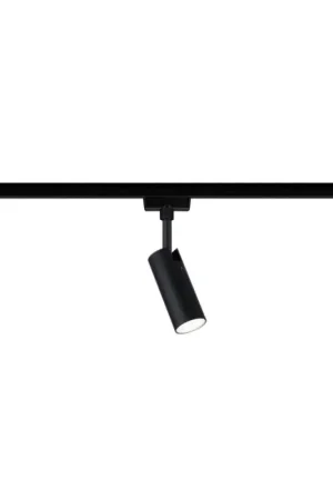 Affaire À Saisir Spot LED URail Tubo noir et chrome blanc neutre 500 lm 4,5 W PAULMANN