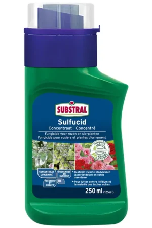 Meilleur Prix Fongicide concentré pour rosiers et plantes d'ornement Sulfucid 0,25 L SUBSTRAL