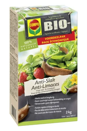 Granulés anti-limaces Bio 2 kg COMPO Prix Réduit