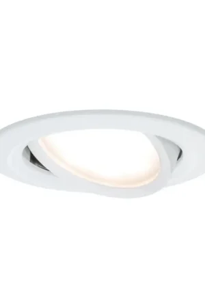 Offre Limitée Spot encastrable LED Nova blanc blanc chaud IP23 6 W PAULMANN