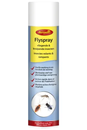 Acheter Direct Aérosol insecticide Flyspray contre les insectes rampants et volants 0,4 L AEROXON