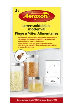Paiement Sécurisé Piège à mites alimentaires 2 pièces AEROXON