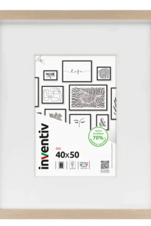 Cadre Isis naturel 40 x 50 cm INVENTIV Retour Gratuit