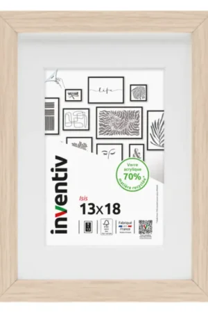 Cadre Isis naturel 13 x 18 cm INVENTIV Paiement Sécurisé