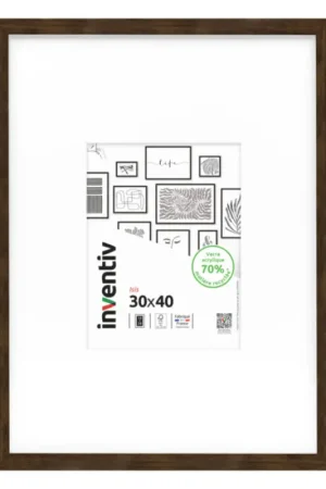 Achat Immédiat Cadre Isis ébène 30 x 40 cm INVENTIV