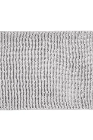 Tapis de bain Chenille gris 50 x 80 cm ALLSTAR Prix Promo