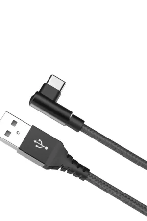 Câble USB - USB-C et L 1 m noir CELLY Top Vente
