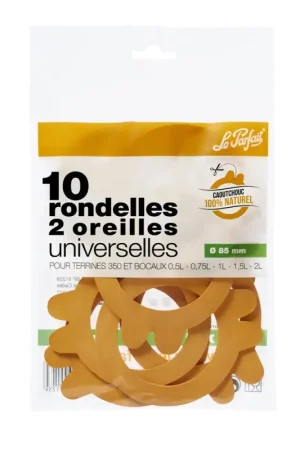 Rondelle universelle pour bocal Ø 85 mm 10 pièces LE PARFAIT Vente Flash