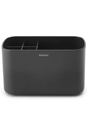 Prix Réduit Serviteur de salle de bain ReNew gris foncé BRABANTIA