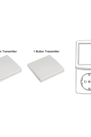 Kit d'interrupteur sans fil système LED pour escalier Gomera et Kalea 2 pièces SOGEM Quantité Limitée