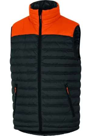 Doudoune sans manche G-Doon orange et gris XXXL DELTA PLUS Petit Prix