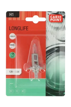Ampoule pour voiture Longlife H1 55 W CARPOINT Offre Limitée