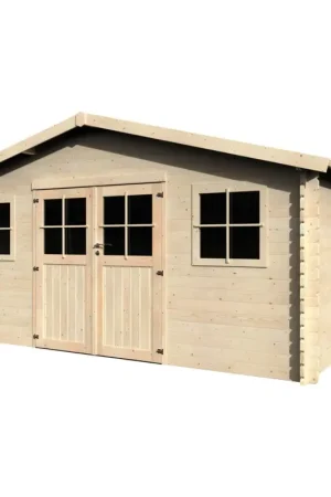 Abri de jardin en bois Avelin 34 mm 5,09 x 4,95 m DÉCOR ET JARDIN Promotion