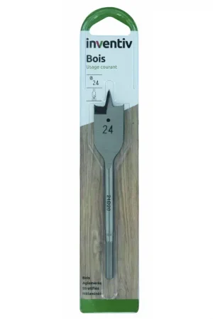 Bon Marché Foret à tête plate pour bois Ø 25 mm INVENTIV