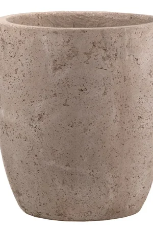 Pot en ciment New Cement brun Ø 42 x 47 cm Affaire À Saisir