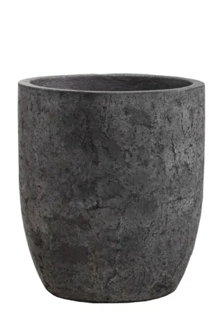 Authentique Pot en ciment New Cement gris Ø 34 x 38 cm