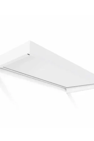 Satisfait Ou Remboursé Marquise de porte Sophia blanche 215 x 95 cm CANOPIA