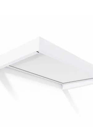 Marquise de porte Sophia blanche 160 x 95 cm CANOPIA Promotion Saisonnière