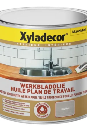 Huile pour plan de travail en bois grey wash 0,5 L XYLADECOR Meilleur Choix