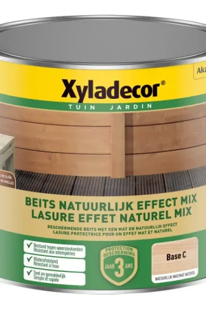 Lasure pour bois effet naturel mix base C 2,5 L XYLADECOR Quantité Limitée
