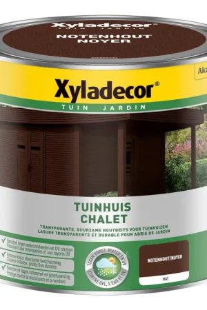 Lasure pour bois Chalet noyer 2,5 L XYLADECOR Meilleur Choix