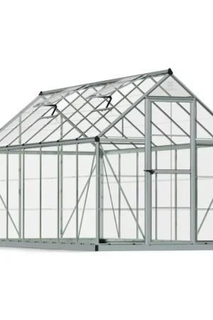 Achat Immédiat Serre en polycarbonate Harmony argentée 7,6 m² CANOPIA