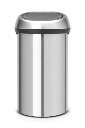 Commander Maintenant Poubelle Touch Bin acier mat 60 L BRABANTIA