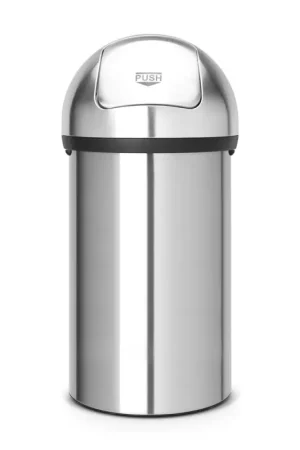 Poubelle Push Bin acier mat 60 L BRABANTIA Commande En Gros