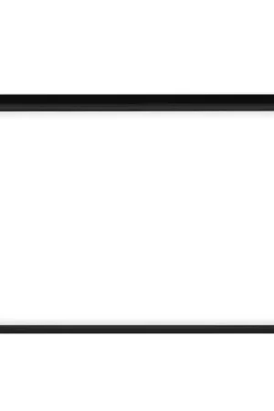 Haute Qualité Plafonnier LED Slim noir 29 x 29 cm blanc neutre 2400 lm 18 W BRILONER