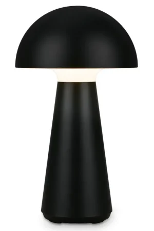 Lampe de table rechargeable LED noire 28 cm 2,6 W BRILONER Satisfait Ou Remboursé