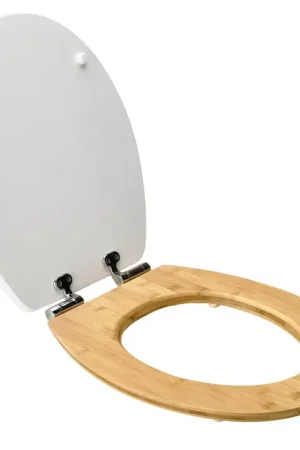 Pas Cher Abattant de toilette Diplomat White Bamboo blanc WIRQUIN