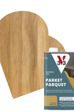 Cire pour parquet chêne clair 1 L V33 Vente Directe