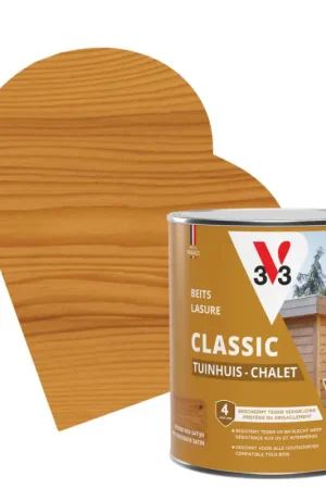 Offre Limitée Lasure pour chalet Classic pin scandinave 0,75 L V33