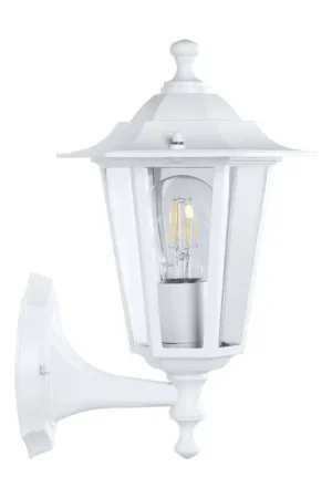 Must-Have Applique extérieure Laterna 5 posée blanche E27 60 W EGLO