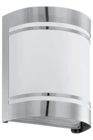 Applique extérieure Rosada en acier inoxydable E27 40 W EGLO Meilleur Choix