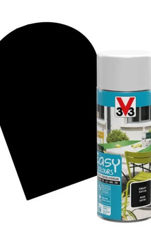 Laque Easy Colours noir satiné 0,4 L V33 Offre Exclusive