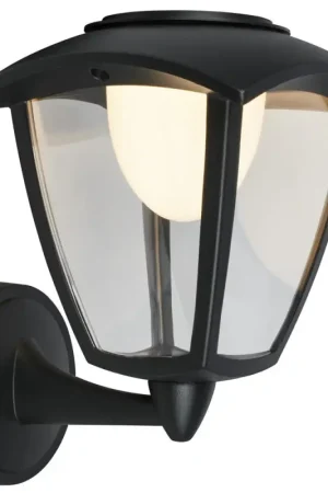 Applique extérieure LED noire sur batterie 4 W BRILONER Dernière Chance