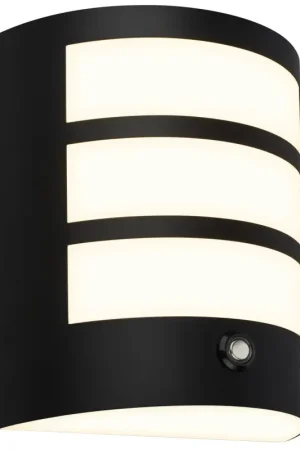 Offre Du Jour Applique extérieure LED noire sur batterie 5,8 W BRILONER