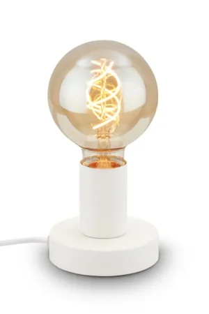 Lampe de table Teepu blanche E27 10 W BRILONER Prix Cassé