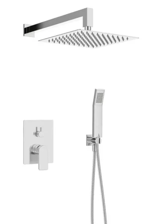 Authentique Set de douche à encastrer Wall chrome ROUSSEAU