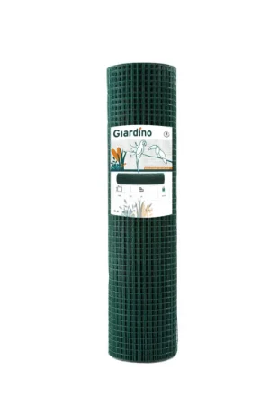Dernière Chance Grillage soudé plastifié vert Ø 12,7 x 0,9 mm 1,02 x 25 m GIARDINO