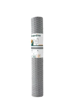 Certifié Grillage à triple torsion galvanisé Ø 41 mm 1,2 x 50 m GIARDINO