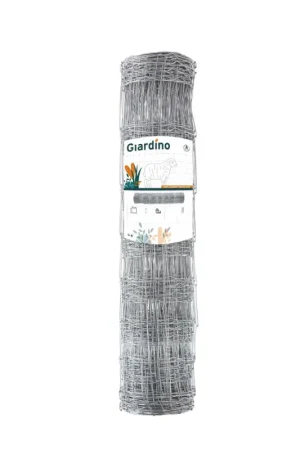 Vente Flash Grillage noué léger pour mouton galvanisé 0,95 x 50 m GIARDINO