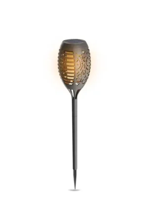 Paiement Sécurisé Poteau LED solaire avec effet flamme 1 W 4 pièces XANLITE