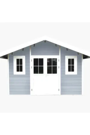 Populaire Abri de jardin en bois composite Lucca toit double pente 3 x 4 m GIARDINO