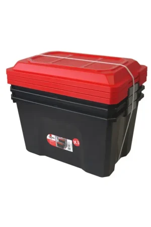 Box de rangement Locker 60 L 3 pièces SUNDIS Petit Prix