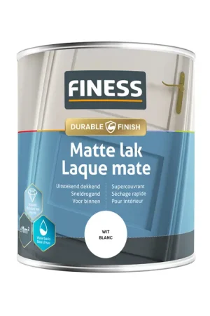 Laque mate blanche 0,75 L FINESS Usine Directe