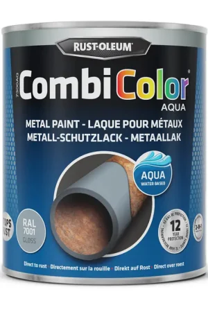 Petit Prix Laque Combicolor Aqua gris argent brillant 0,75 L RUST-OLEUM